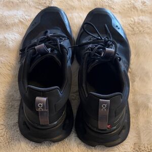 On Running Men's Black and Gray Athletic Shoes